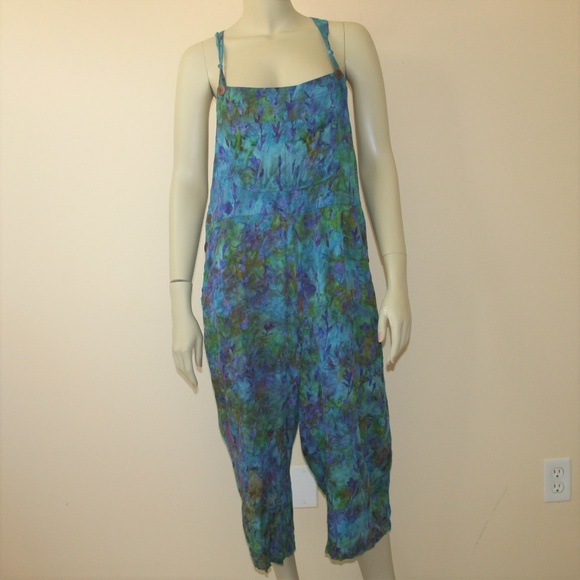 batik overalls